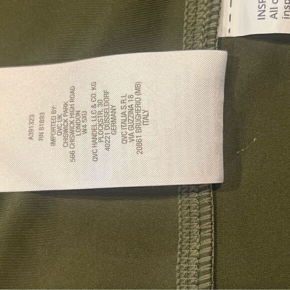 NWOT Soulgani XL Army Green Bali Beach Babe Leggings Sz 1X - Picture 6 of 7